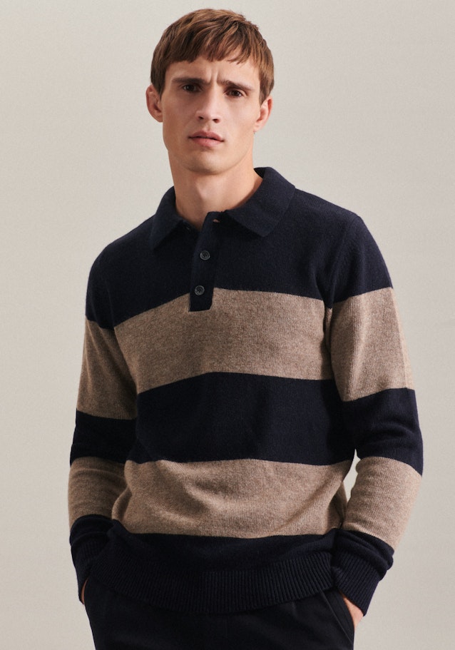 Kragen Polo-Shirt Regular in Grau | Seidensticker Onlineshop