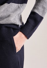 Regular Polo-Shirt Uni in Dunkelblau |  Seidensticker Onlineshop