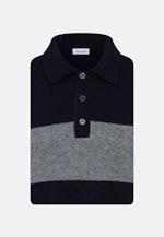 Regular Polo-Shirt Uni in Dunkelblau |  Seidensticker Onlineshop