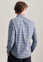 Regular Casual shirt Check in Light Blue |  Seidensticker Onlineshop