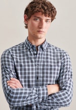 Regular Casual shirt Check in Light Blue |  Seidensticker Onlineshop