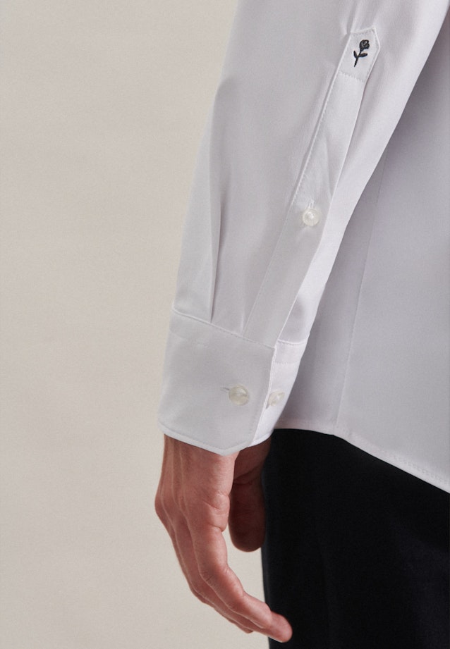 Regular Business Hemd Uni in Weiß |  Seidensticker Onlineshop