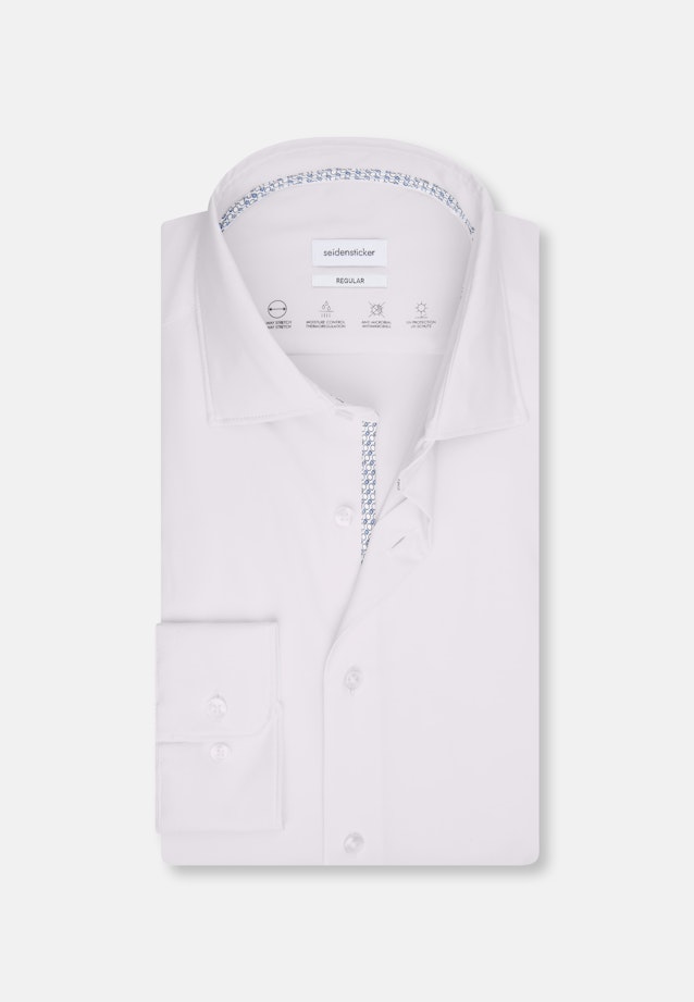 Regular Business Hemd Uni in Weiß |  Seidensticker Onlineshop