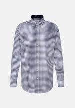 Regular Chemise d'affaires carreaux in Bleu Foncé |  Seidensticker Onlineshop