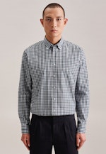 Regular Business shirt Check in Green |  Seidensticker Onlineshop