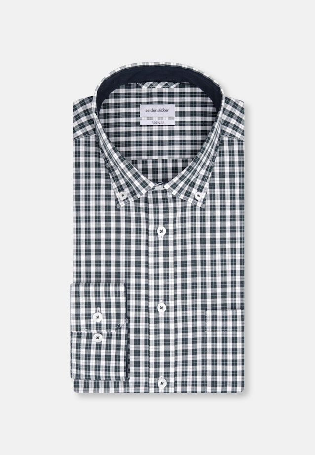 Regular Business shirt Check in Green |  Seidensticker Onlineshop