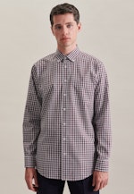 Regular Business shirt Check in Red |  Seidensticker Onlineshop