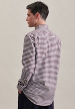 Regular Business shirt Check in Red |  Seidensticker Onlineshop