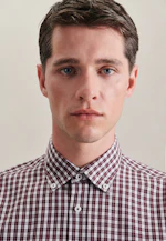 Regular Business Hemd Karo in Rot |  Seidensticker Onlineshop