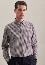 Regular Business Hemd Karo in Rot |  Seidensticker Onlineshop