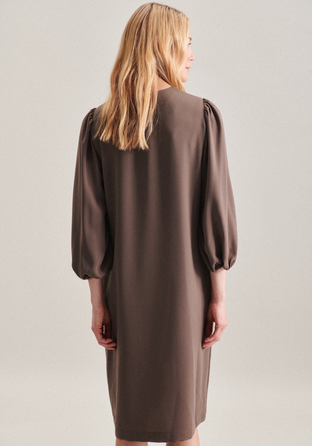 Robe Regular Manchon 7/8 in Marron |  Seidensticker Onlineshop