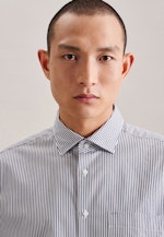 Regular Business shirt Stripe in Dark Blue |  Seidensticker Onlineshop