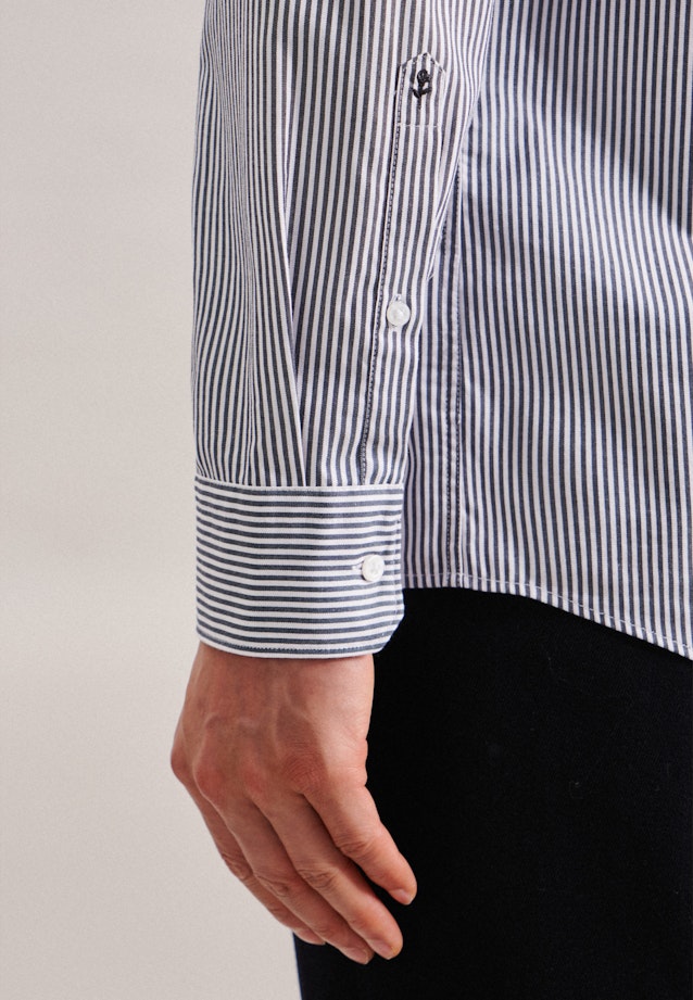 Regular Business shirt Stripe in Dark Blue |  Seidensticker Onlineshop