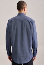 Regular Chemise d'affaires Imprimé in Bleu Foncé |  Seidensticker Onlineshop