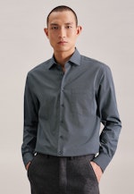 Regular Chemise d'affaires Imprimé in Vert |  Seidensticker Onlineshop