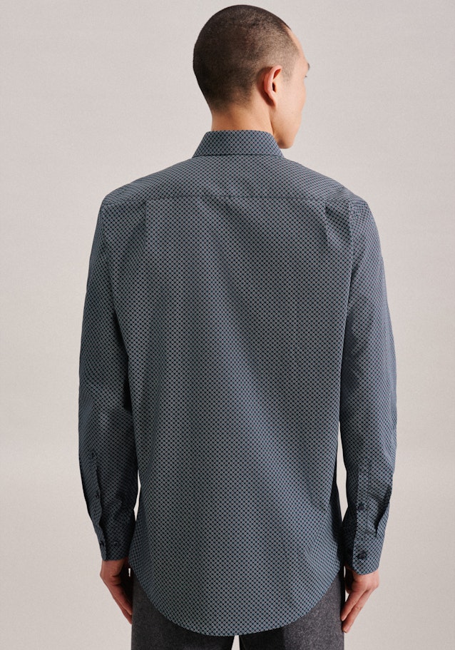Business Shirt in Regular with Kent-Collar in Green |  Seidensticker Onlineshop