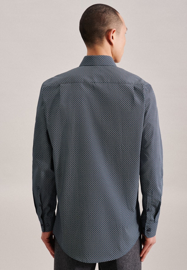 Regular Chemise d'affaires Imprimé in Vert |  Seidensticker Onlineshop