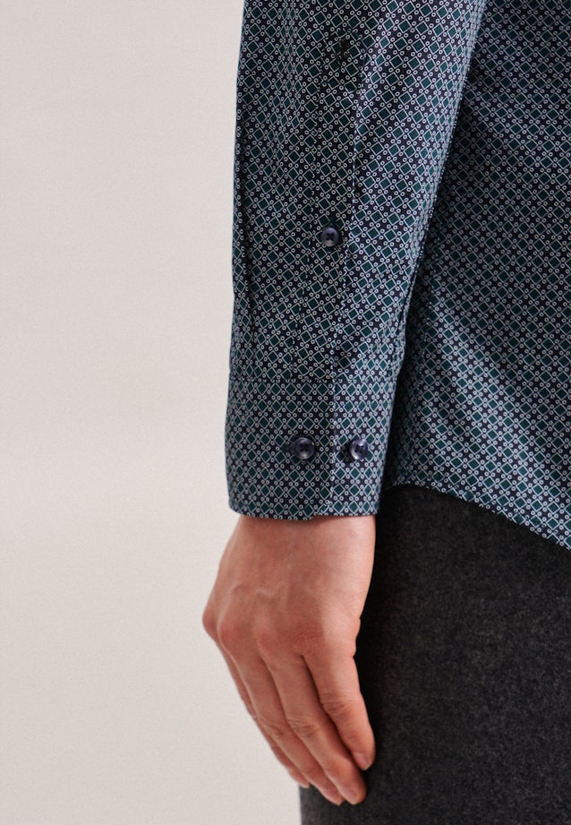 Regular Chemise d'affaires Imprimé in Vert |  Seidensticker Onlineshop