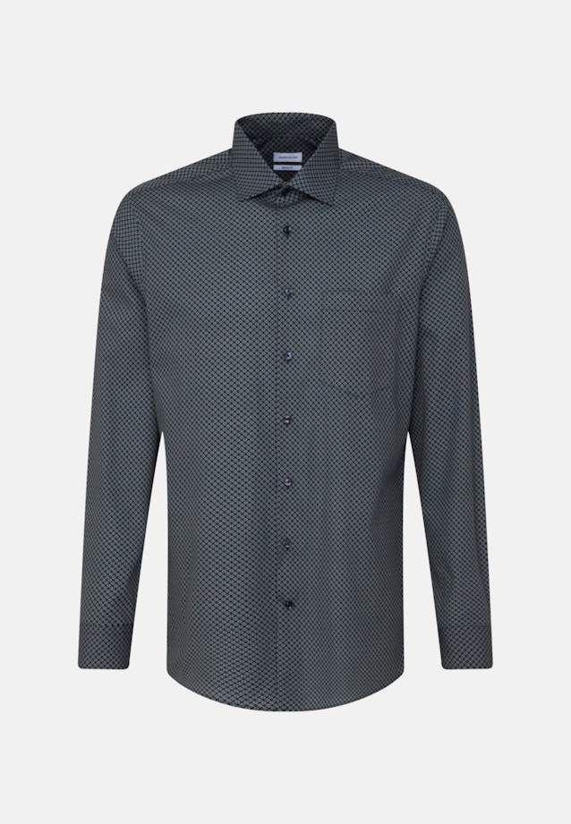 Regular Chemise d'affaires Imprimé in Vert |  Seidensticker Onlineshop
