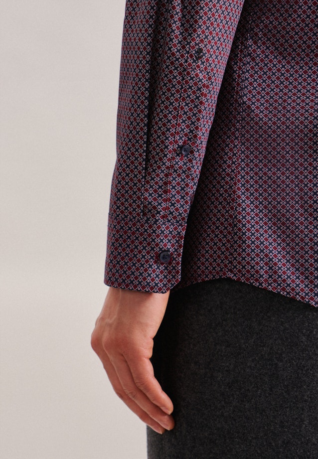 Regular Business shirt Print in Red |  Seidensticker Onlineshop