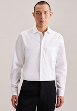 Regular Business Hemd Uni in Weiß |  Seidensticker Onlineshop