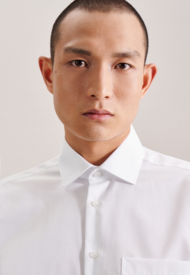 Regular Business Hemd Uni in Weiß |  Seidensticker Onlineshop