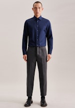 Slim Chemise d'affaires Uni in Bleu Foncé |  Seidensticker Onlineshop