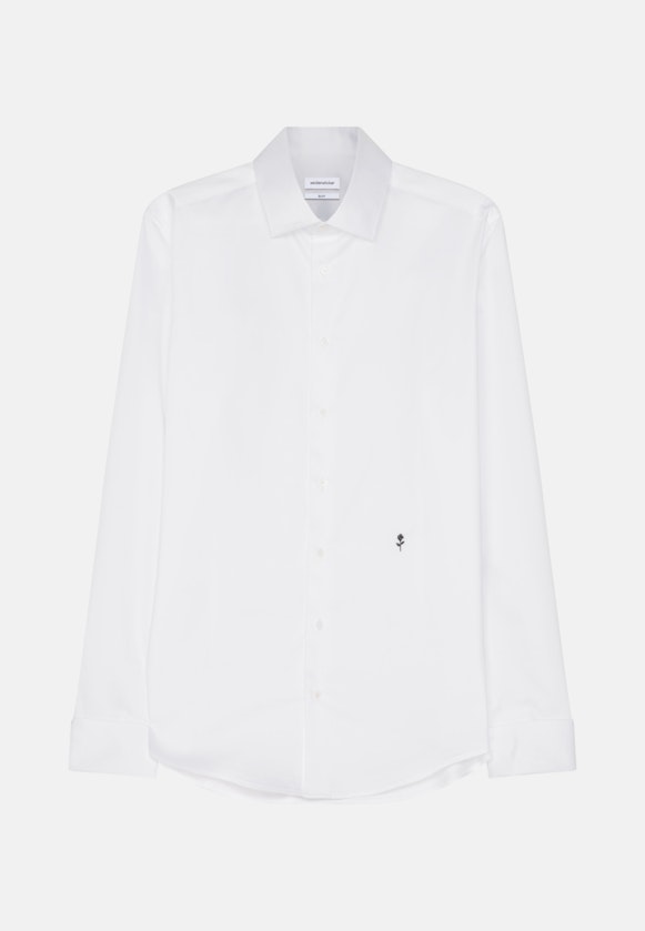 Slim Chemise d'affaires Uni in Blanc |  Seidensticker Onlineshop