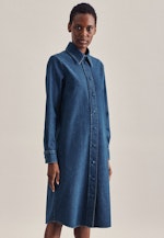 Kleid Uni in Dunkelblau |  Seidensticker Onlineshop