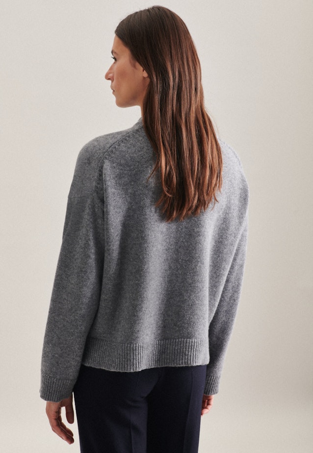 Pullover Regular Fit Manche Longue in Gris |  Seidensticker Onlineshop