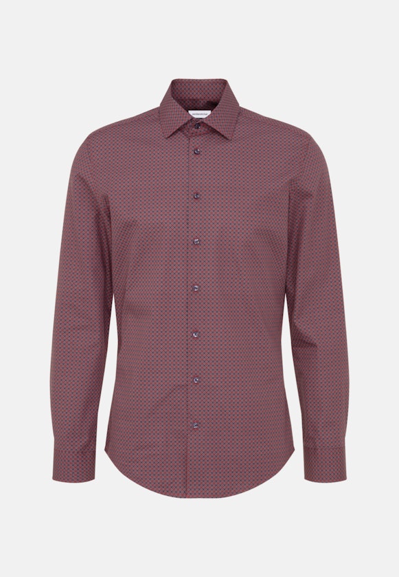 Shaped Business shirt Print in Red |  Seidensticker Onlineshop