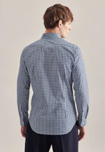 X-Slim Chemise d'affaires carreaux in Bleu Foncé |  Seidensticker Onlineshop