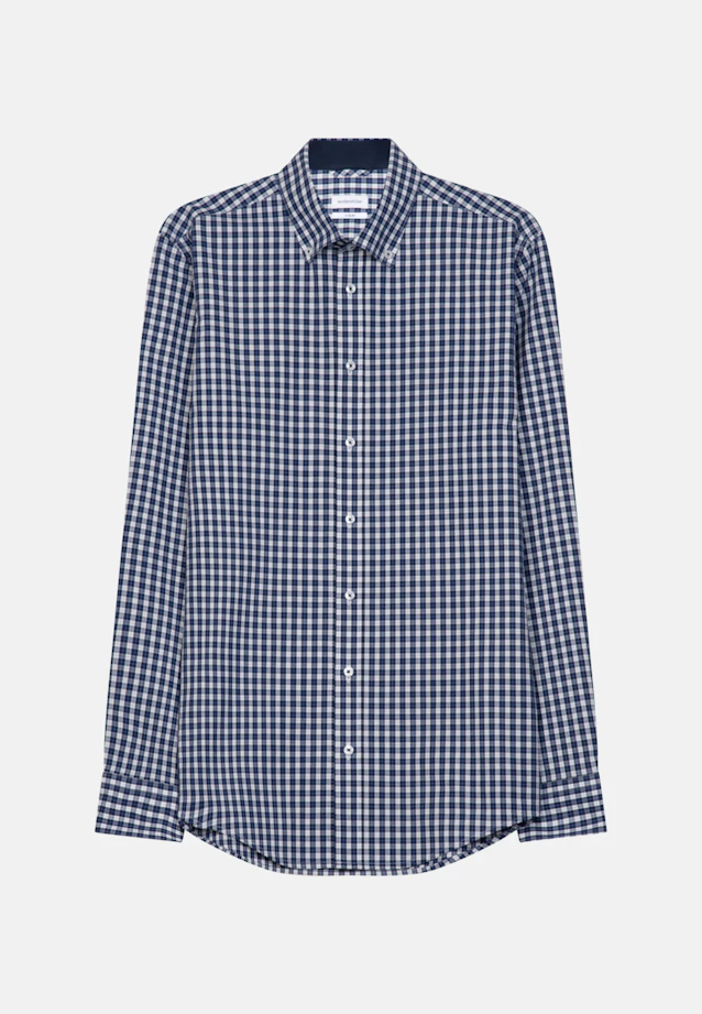 X-Slim Business shirt Check in Dark Blue |  Seidensticker Onlineshop