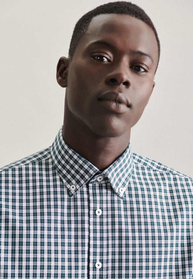 X-Slim Chemise d'affaires carreaux in Vert |  Seidensticker Onlineshop