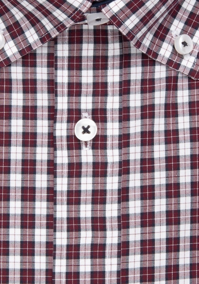 Non-iron Poplin Business Shirt in X-Slim with Button-Down-Collar in Red |  Seidensticker Onlineshop