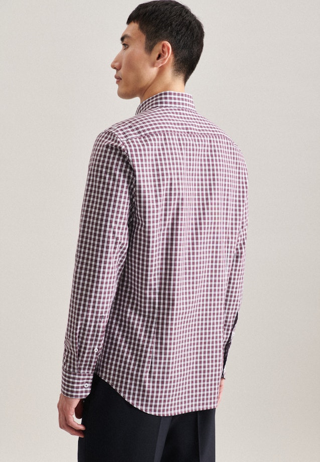X-Slim Business shirt Check in Red |  Seidensticker Onlineshop