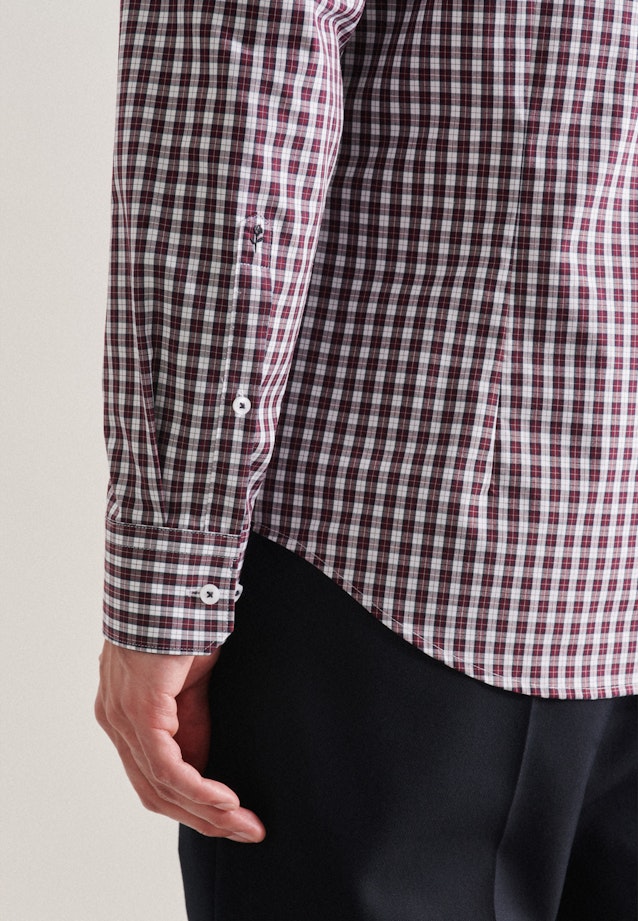 X-Slim Business shirt Check in Red |  Seidensticker Onlineshop