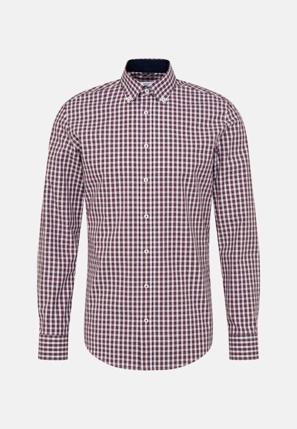 X-Slim Business shirt Check in Red |  Seidensticker Onlineshop