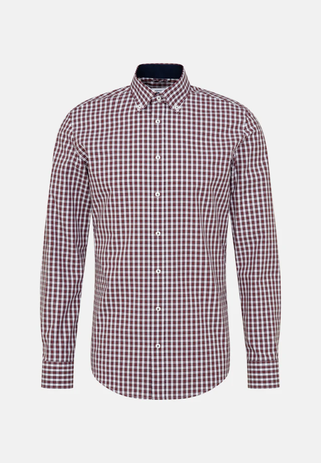 X-Slim Business shirt Check in Red |  Seidensticker Onlineshop
