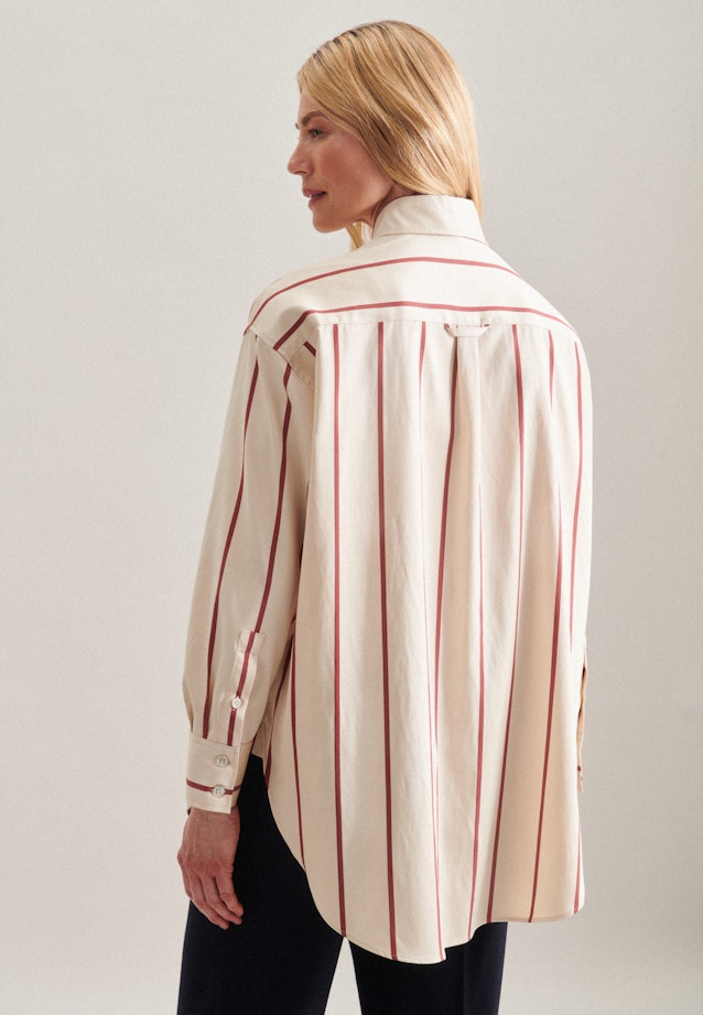 Collar Long Blouse in Ecru |  Seidensticker Onlineshop