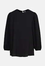 Shirtbluse Uni in Schwarz |  Seidensticker Onlineshop