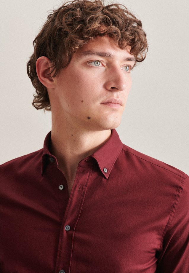 Slim Business shirt Uni in Red |  Seidensticker Onlineshop