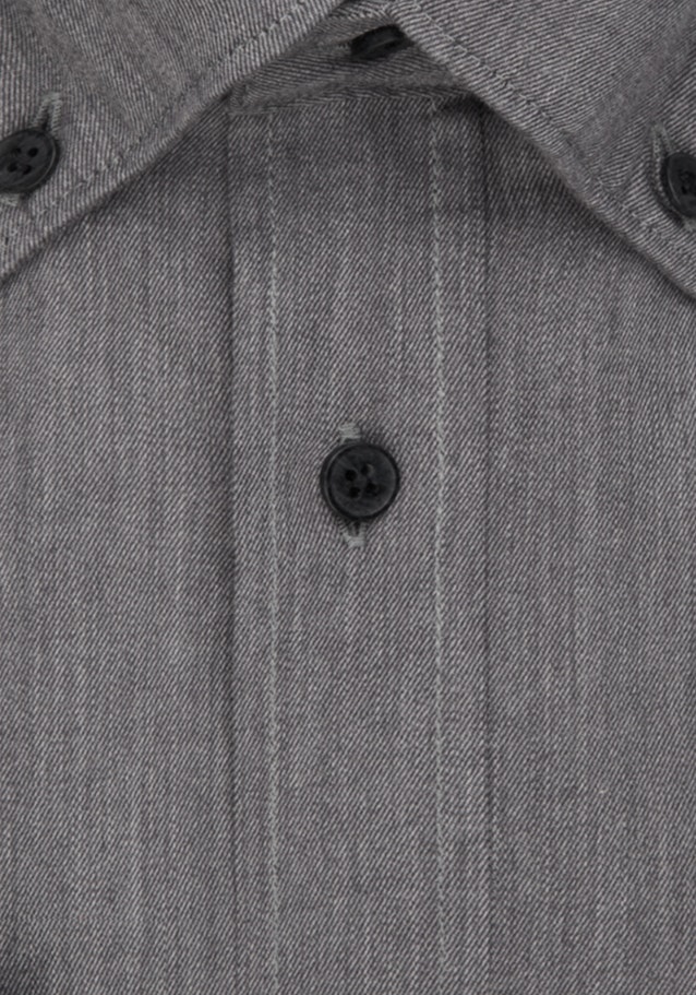 Business overhemd in Slim with Button-Down-Kraag in Grijs |  Seidensticker Onlineshop