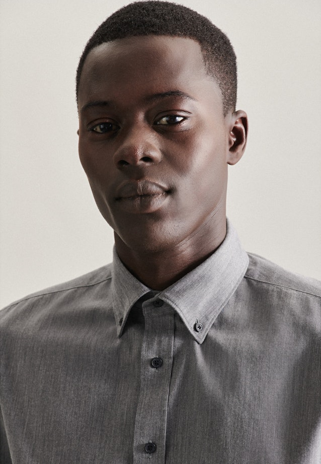 Slim Business Hemd Uni in Grau |  Seidensticker Onlineshop