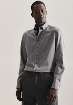 Slim Business Hemd Uni in Grau |  Seidensticker Onlineshop