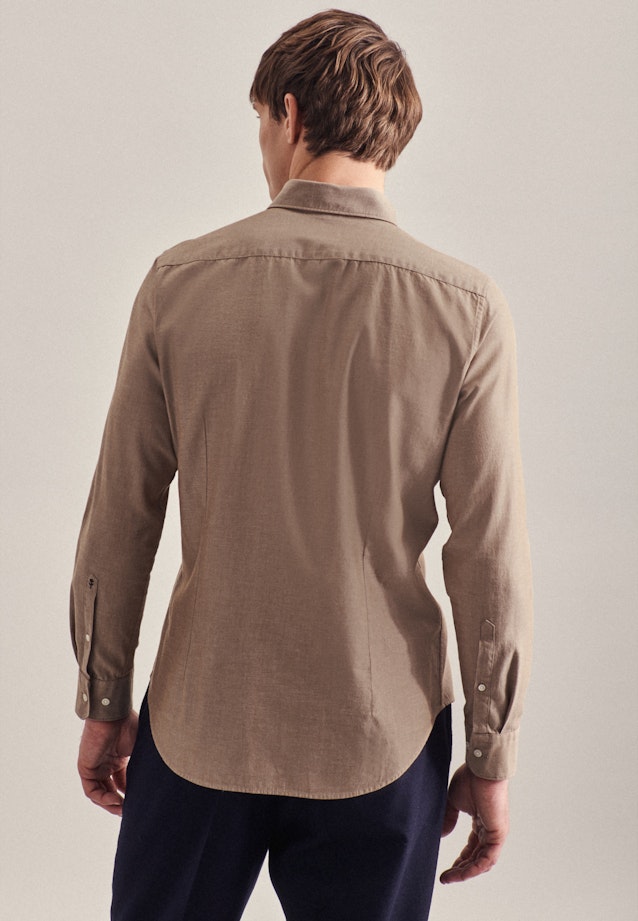 Slim Chemise d'affaires Uni in Marron |  Seidensticker Onlineshop