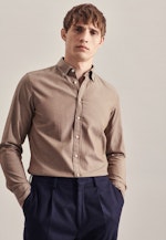 Slim Chemise d'affaires Uni in Marron |  Seidensticker Onlineshop