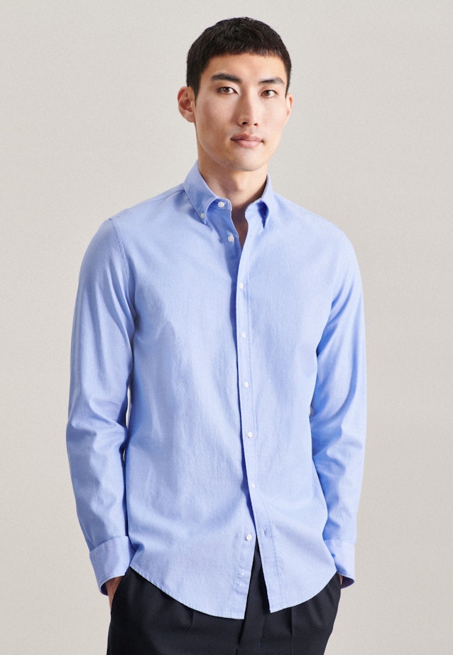 Slim Chemise d'affaires Uni in Bleu Clair |  Seidensticker Onlineshop