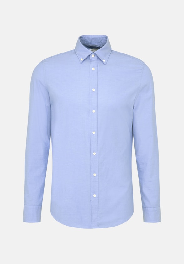 Business overhemd in Slim with Button-Down-Kraag in Lichtblauw |  Seidensticker Onlineshop