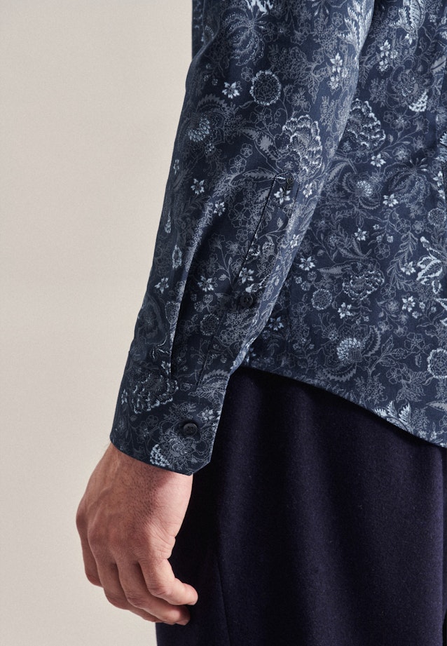 Slim Chemise d'affaires Imprimé in Bleu Foncé |  Seidensticker Onlineshop